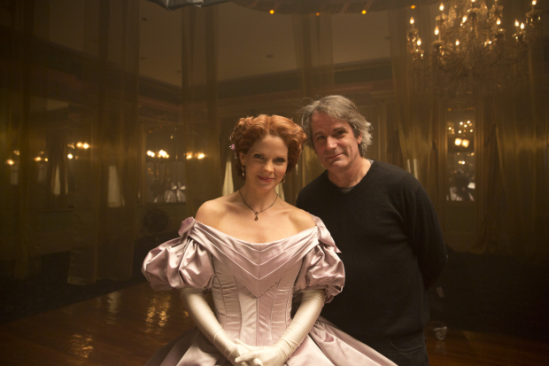 Kelli O&#39;Hara as The King and I&#39;&#39;s Anna Leonowens with her director and longtime collaborator Bartlett Sher.