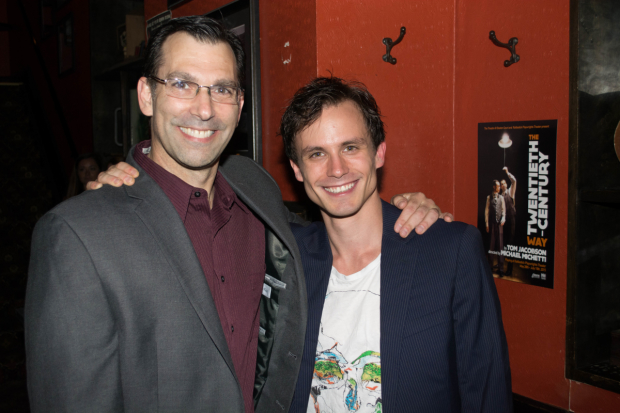 Robert Mammana and Will Bradley star in Tom Jacobson&#39;s The Twentieth Century Way at Rattlestick Playwrights Theater.