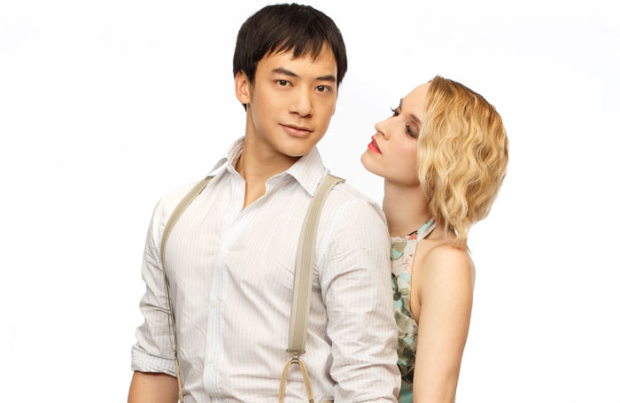 Bie Sukrit and Emily Padgett in a promotional image for Waterfall.