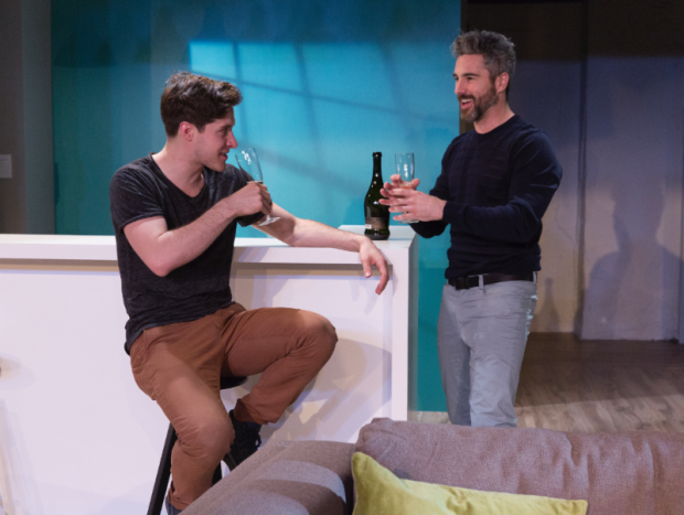 Michael Goldstein and Mark McMcCullough Thomas in Consent, written and directed by David Rhodes.