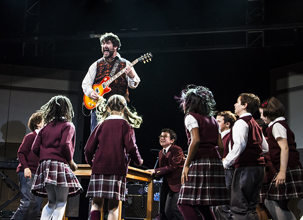 Alex Brightman and the kids of School of Rock sing &quot;Stick It to the Man.&quot;