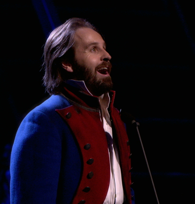 Alfie Boe as Jean Valjean in the Les Misérables 25th Anniversary concert at the O2. 