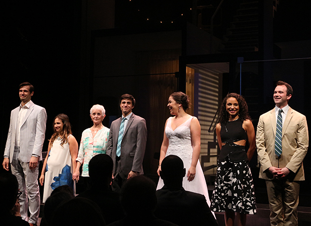 The stars of Significant Other take their opening-night bow.