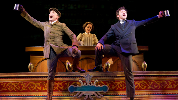 Jefferson Mays and Bryce Pinkham will clink beer steins once again in the Broadway production of A Gentleman&#39;s Guide to Love and Murder.
