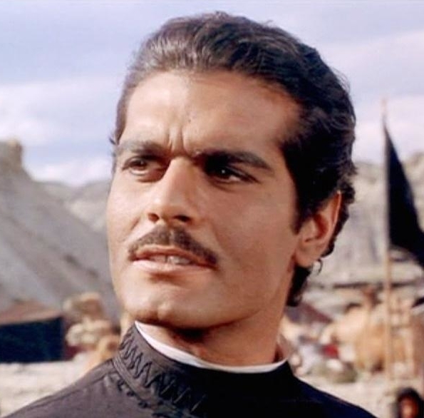 Omar Sharif, as seen in the 1962 film Lawrence of Arabia.