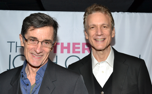 Roger Rees with his husband, Rick Elice, at the opening of off-Broadway&#39;s The Other Josh Cohen in 2012.