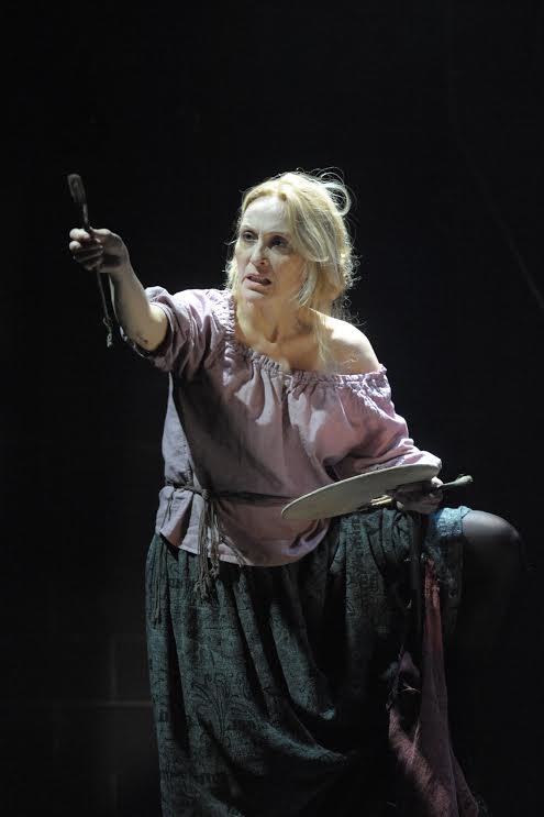 Jan Maxwell as Galactia in Scenes From an Execution.