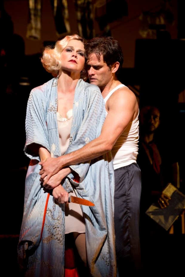 Sutton Foster and Steven Pasquale lead the cast of The Wild Party as Queenie and Burrs.