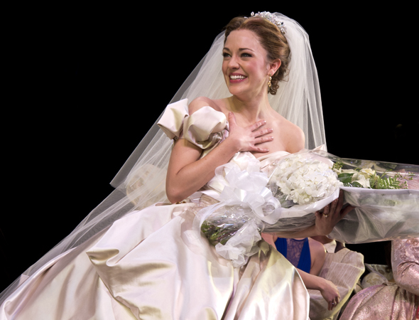 Laura Osnes as Broadway princess Cinderella.