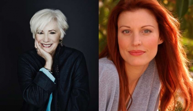 Betty Buckley and Rachel York play Big Edie and Little Edie Bouvier Beale respectively in Bay Street Theater&#39;s presentation of Grey Gardens.