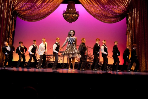 Shanice Williams performs on stage at the Paper Mill Playhouse as part of the  2013 New Voices Concert.