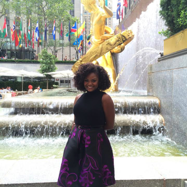 Shanice Williams in Rockefeller Center on August 5.