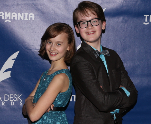 Sydney and Jake Lucas, stars of Broadway&#39;s 2014-15 Tony-winning musicals Fun Home and The King and I.