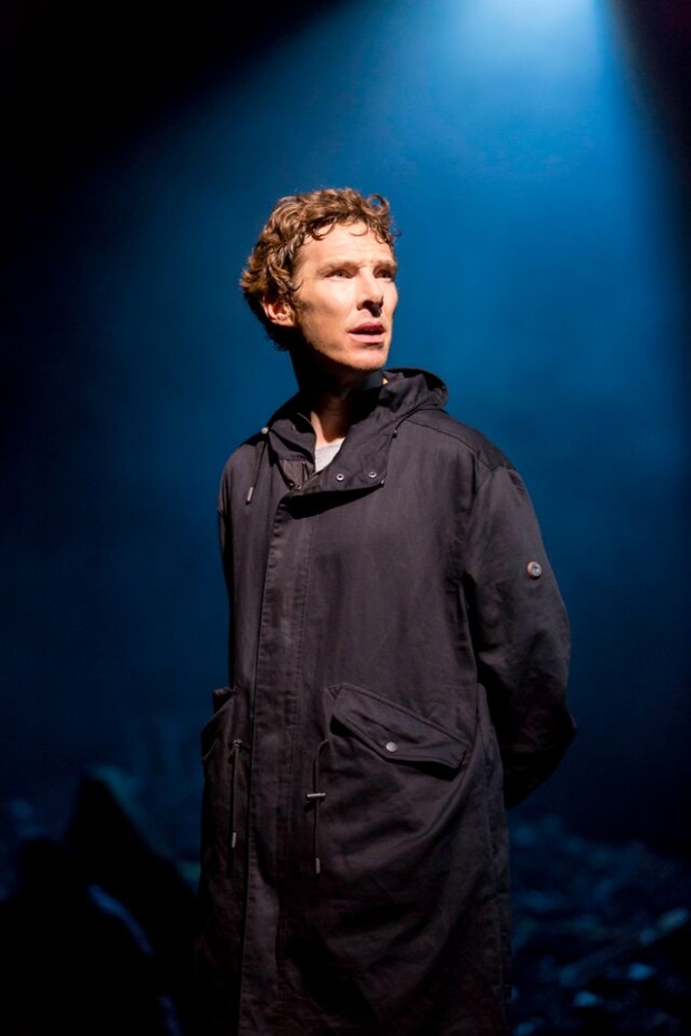 Benedict Cumberbatch as Hamlet at London&#39;s Barbican Theatre.