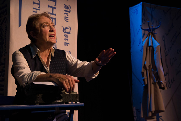 Terry Baum stars as Lorena Hickok in her one-woman show Hick, directed by Adele Prandini, at DROM for FringeNYC.