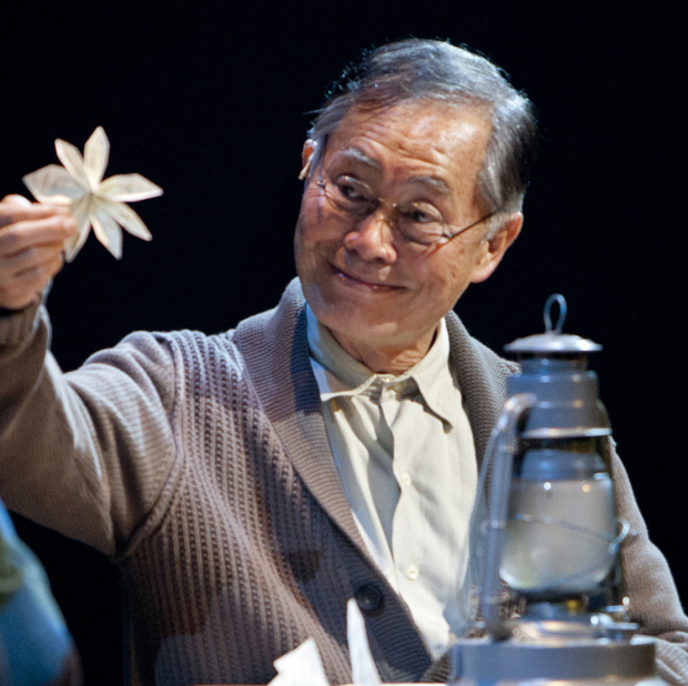 George Takei in the Old Globe production of Allegiance in San Diego.