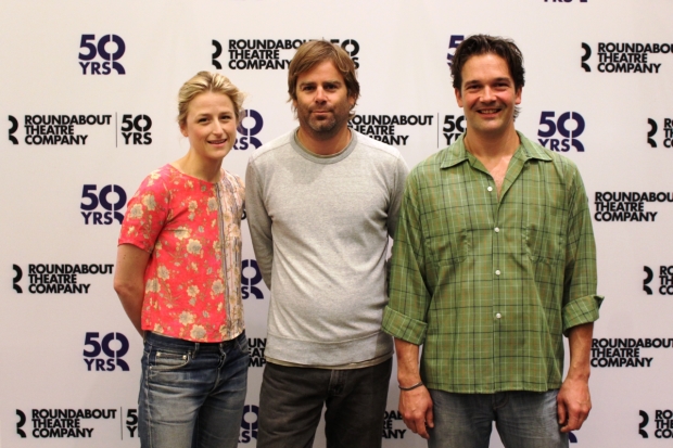 Gummer poses with costars Haynes Thigpen and Chris Stack.