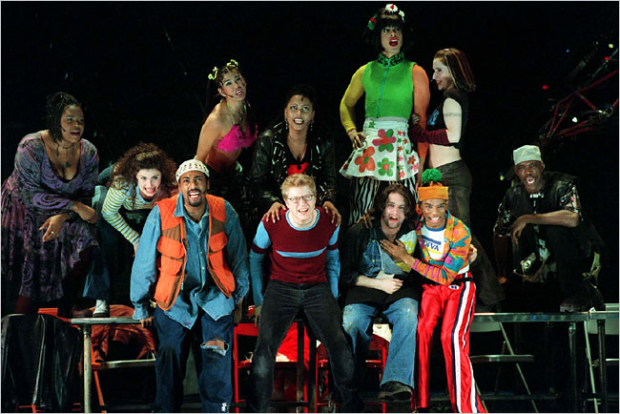 The 2008 Broadway cast of Rent. 