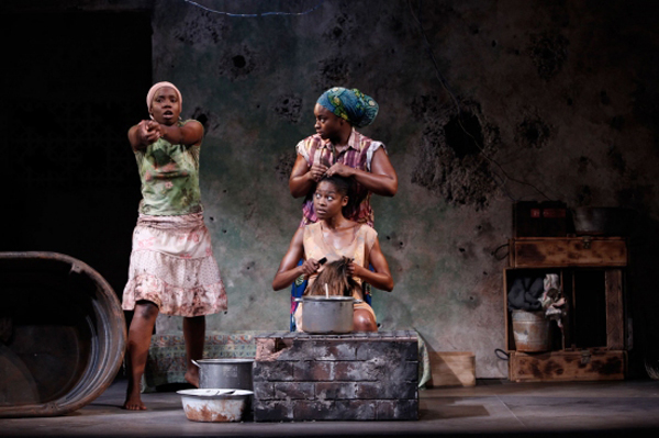 Adepero Oduye, Stacey Sargeant, and Pascale Armand starred in the 2009 Yale Rep production of Danai Gurira&#39;s Eclipsed, directed by Liesl Tommy (who also directs the New York City debut at The Public Theater). 