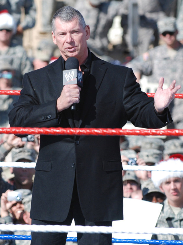 Vince McMahon is the chairman and CEO of WWE.