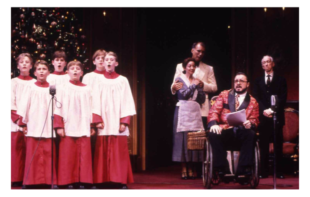 Nathan Lane (right) as Sheridan Whiteside in Roundabout Theatre Company&#39;s 2000 revival of The Man Who Came to Dinner.