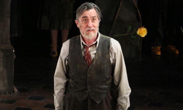 Roger Rees taking his bow on opening night of Kander and Ebb&#39;s The Visit, his final Broadway production. 