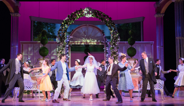 The company of Walnut Street Theatre&#39;s production of High Society, directed by Frank Anzalone.