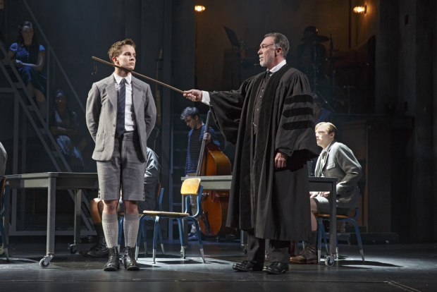 Frank Wedekind&#39;s play Spring Awakening (Frühlings Erwachen), source of the currently running Broadway musical of the same name, could be viewed only in private, members-only clubs until the Theatrical Licensing Act was repealed in 1968. Pictured above: Austin P. McKenzie and Patrick Page in Deaf West Theater&#39;s Spring Awakening.