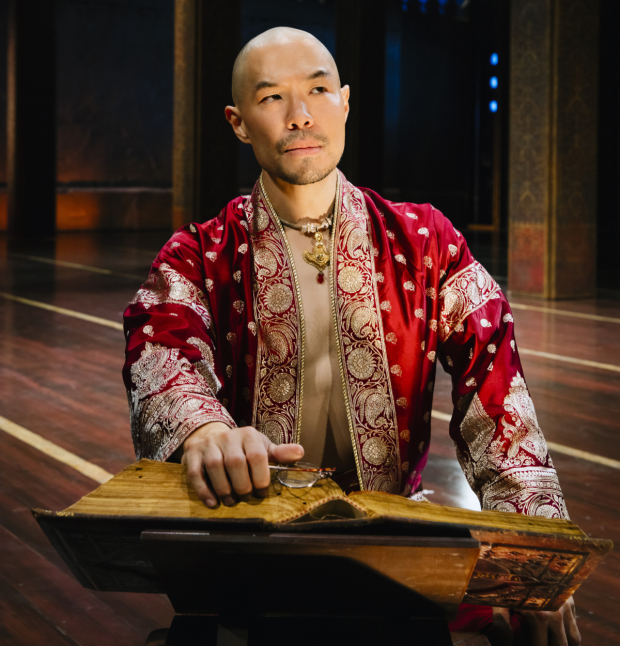 Hoon Lee as the King of Siam in The King and I.