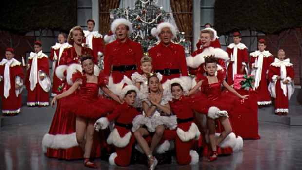 A scene from the classic 1954 film White Christmas. 