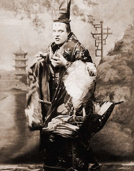 In 1906, the Lord Chamberlain&#39;s office banned a production of The Mikado, fearing that it would offend Japan&#39;s visiting Prince Fushimi. Above: Richard Temple as the title character in the original 1885 production of Gilbert and Sullivan&#39;s comic opera The Mikado.