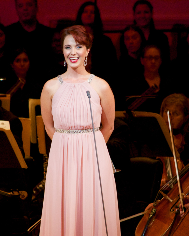 Sierra Boggess takes the stage at Carnegie Hall for an evening of Rodgers and Hammerstein with the New York Pops.