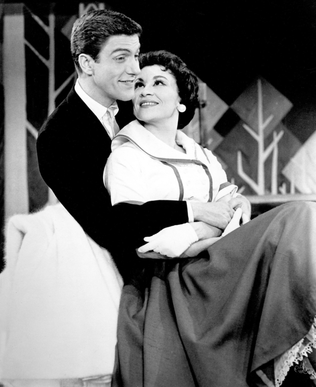 Dick Van Dyke and Chita Rivera as Albert and Rose in the original Broadway production of Bye Bye Birdie.