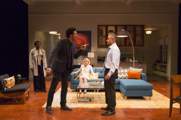 A scene from Disgraced at Long Wharf Theatre.