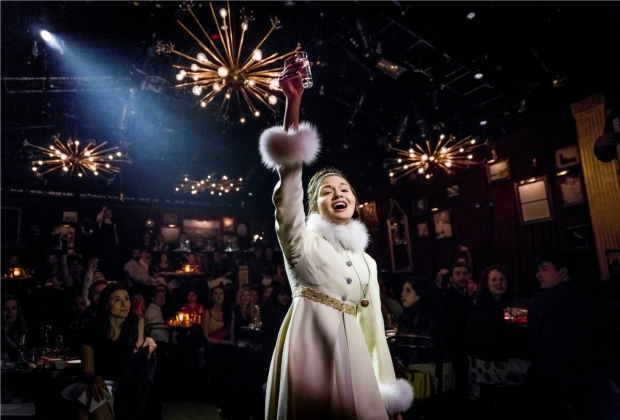 Phillipa Soo in a scene from Natasha, Pierre &amp; The Great Comet of 1812 at Kazino in New York City.