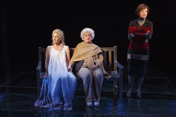 Theresa McCarthy, Mary Testa, and Rachel Bay Jones in First Daughter Suite at the Public Theater.