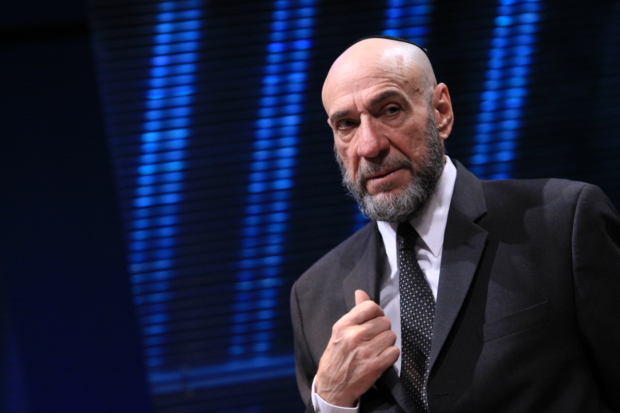 F. Murray Abraham starred as Shylock in Theatre for a New Audience&#39;s 2007 production of The Merchant of Venice at the Duke on 42nd St.