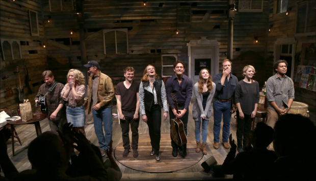 The cast of Songbird is thrilled to celebrate opening night.