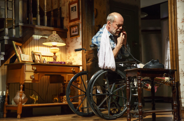 Bruce Willis takes on the role of Paul Sheldon for his Broadway debut in Misery.