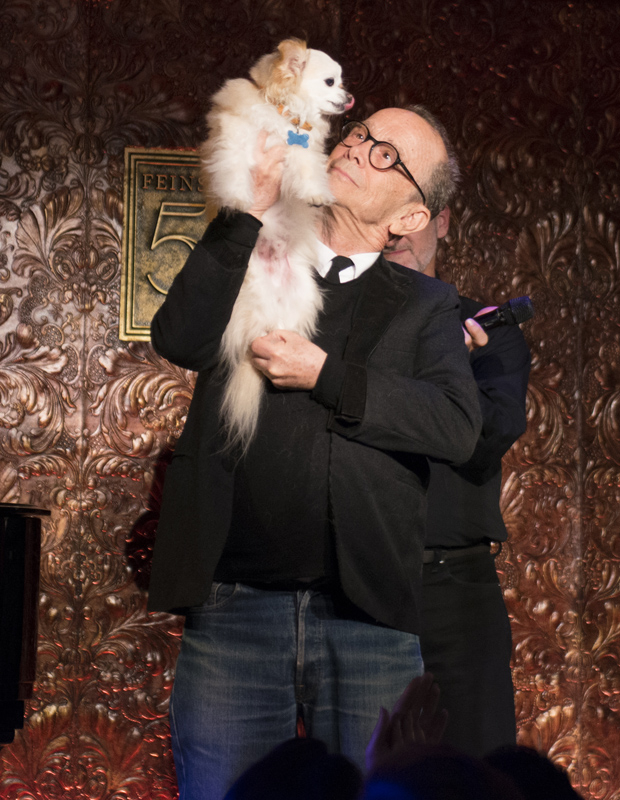 Joel Grey is honored alongside his dog Miguelito at the second annual Best in Shows concert at Feinstein&#39;s/54 Below.