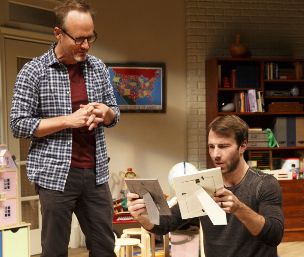 Alan (John Benjamin Hickey) and Jason (Alex Hurt) have a midday rendezvous in Alan&#39;s daughter&#39;s bedroom. 
