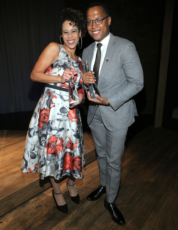 Dramatists Dominique Morisseau and Branden Jacobs-Jenkins receive the 2015 Steinberg Playwright Awards.