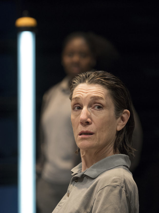 Harriet Walter stars in William Shakespeare&#39;s Henry IV, directed by Phyllida Lloyd, at St. Ann&#39;s Warehouse.