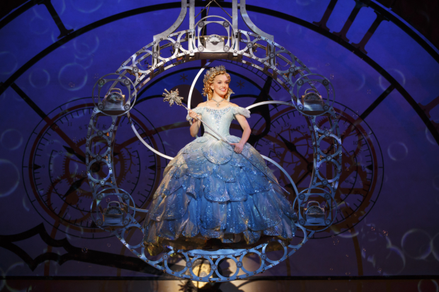 Kara Lindsay plays Glinda in Broadway&#39;s Wicked, a show you can see twice on Friday, November 27 due to this year&#39;s Thanksgiving week performance schedule.