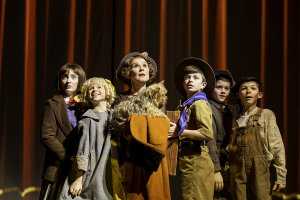 Imelda Staunton as Momma Rose and the company of Gypsy.