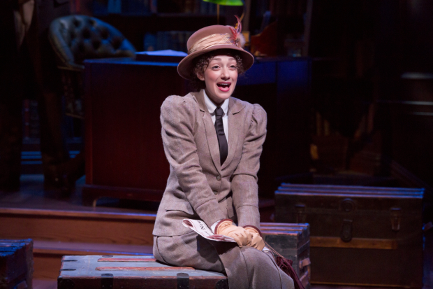 Megan McGinnis plays Jerusha Abbott in the new off-Broadway musical Daddy Long Legs.