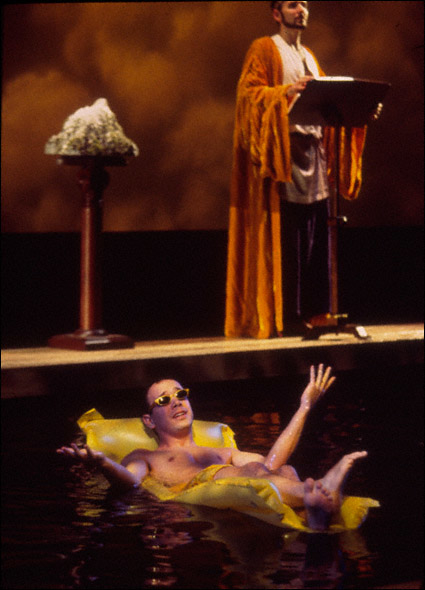 Erik Lochtefeld and Doug Hara in the original 2002 Broadway production of Mary Zimmerman&#39;s Metamorphoses.