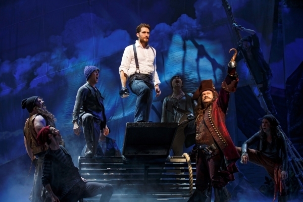Matthew Morrison and the cast of Finding  Neverland.