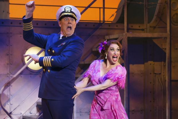 John Bolton and Lesli Margherita perform &quot;The Beguine&quot; in Dames at Sea.