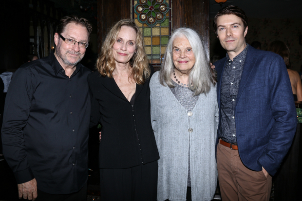 The cast of Marjorie Prime: Stephen Root, Lisa Emery, Lois Smith, and Noah Bean.